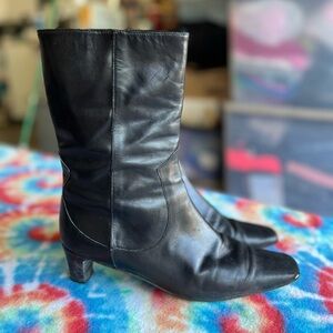 Cole Haan Black Leather Women's Boots